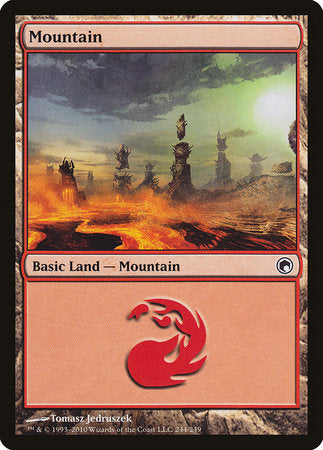 Mountain (244) [Scars of Mirrodin] | Gate City Games LLC