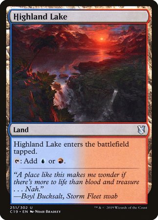 Highland Lake [Commander 2019] | Gate City Games LLC