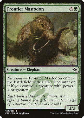 Frontier Mastodon [Fate Reforged] | Gate City Games LLC