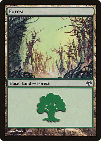 Forest (247) [Scars of Mirrodin] | Gate City Games LLC