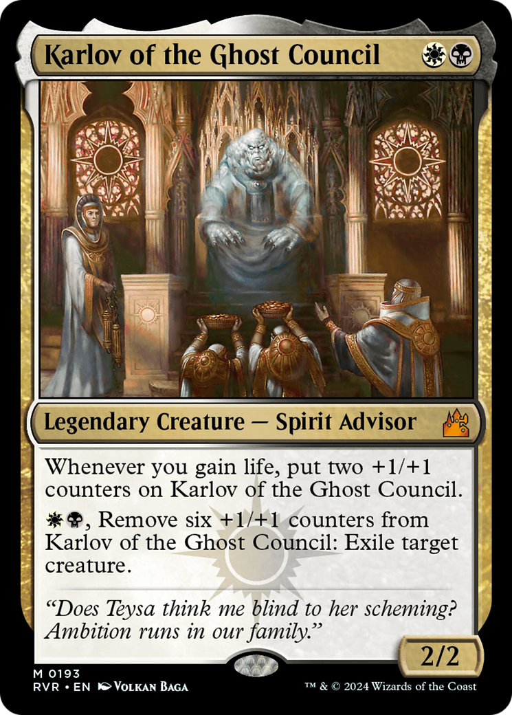 Karlov of the Ghost Council [Ravnica Remastered] | Gate City Games LLC