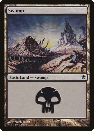 Swamp (77) [Duel Decks: Ajani vs. Nicol Bolas] | Gate City Games LLC