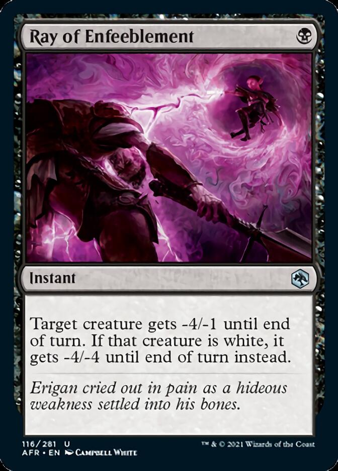 Ray of Enfeeblement [Dungeons & Dragons: Adventures in the Forgotten Realms] | Gate City Games LLC