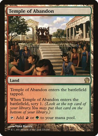 Temple of Abandon [Theros] | Gate City Games LLC