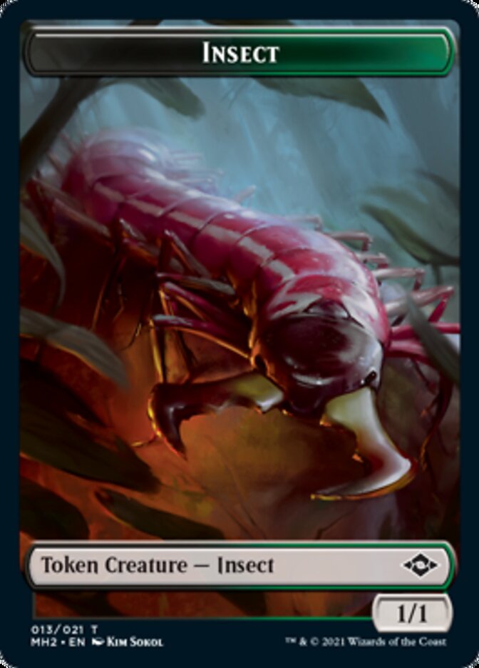 Insect Token // Treasure Token (#21) [Modern Horizons 2 Tokens] | Gate City Games LLC