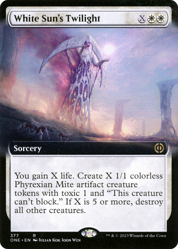 White Sun's Twilight (Extended Art) [Phyrexia: All Will Be One] | Gate City Games LLC