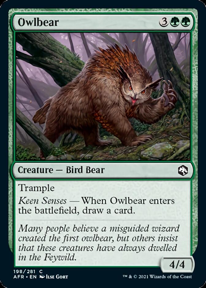 Owlbear [Dungeons & Dragons: Adventures in the Forgotten Realms] | Gate City Games LLC