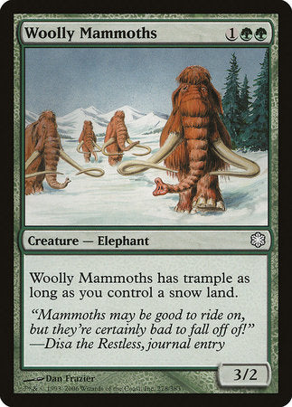 Woolly Mammoths [Coldsnap Theme Decks] | Gate City Games LLC
