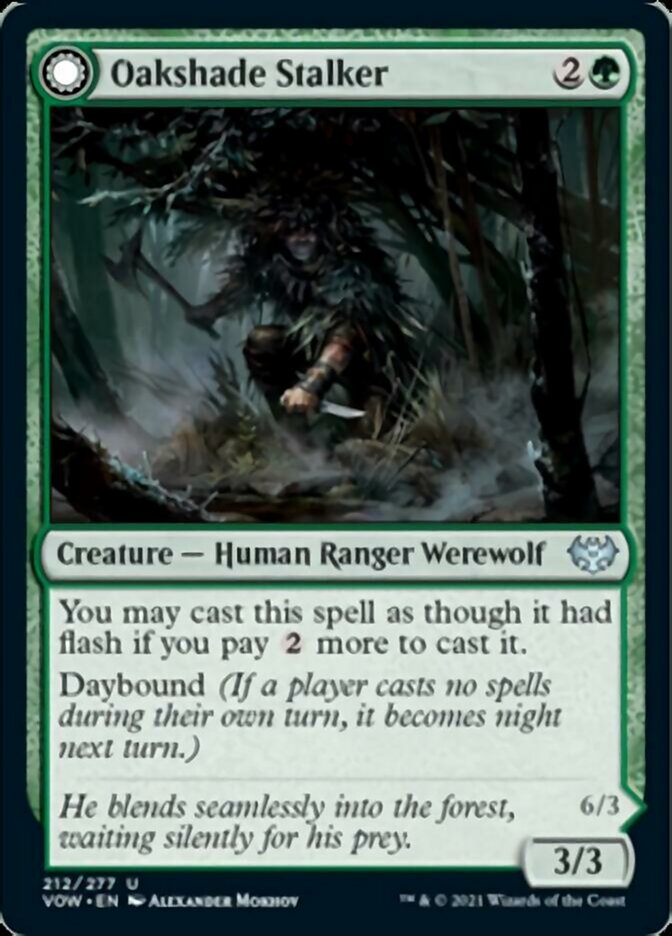 Oakshade Stalker // Moonlit Ambusher [Innistrad: Crimson Vow] | Gate City Games LLC