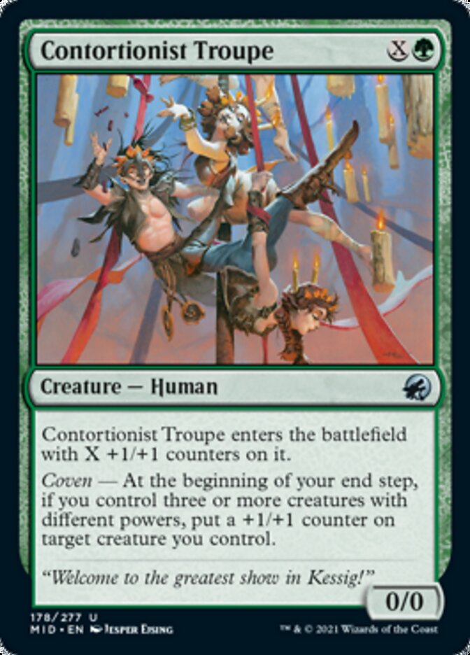 Contortionist Troupe [Innistrad: Midnight Hunt] | Gate City Games LLC