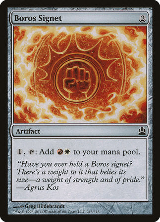 Boros Signet [Commander 2011] | Gate City Games LLC