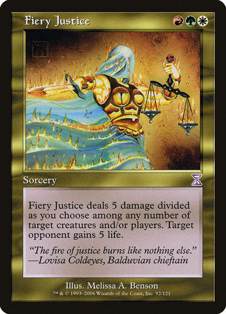 Fiery Justice [Time Spiral Timeshifted] | Gate City Games LLC