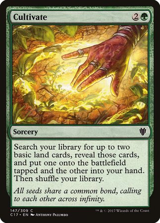 Cultivate [Commander 2017] | Gate City Games LLC