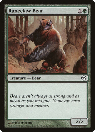 Runeclaw Bear [Duels of the Planeswalkers] | Gate City Games LLC