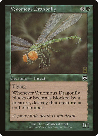 Venomous Dragonfly [Mercadian Masques] | Gate City Games LLC