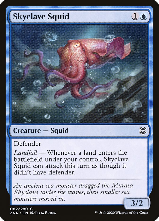 Skyclave Squid [Zendikar Rising] | Gate City Games LLC