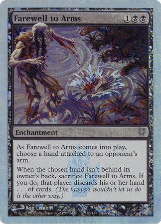 Farewell to Arms (Alternate Foil) [Unhinged] | Gate City Games LLC