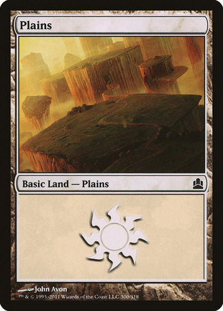 Plains (300) [Commander 2011] | Gate City Games LLC