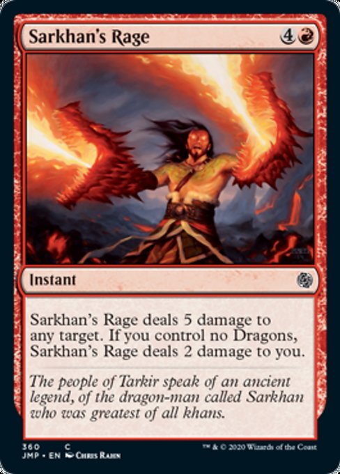 Sarkhan's Rage [Jumpstart] | Gate City Games LLC
