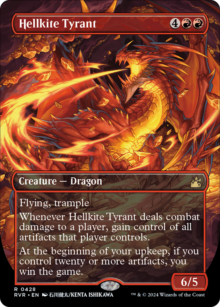 Hellkite Tyrant (Anime Borderless) [Ravnica Remastered] | Gate City Games LLC