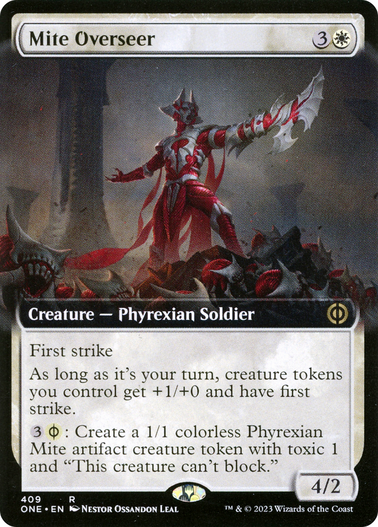 Mite Overseer (Extended Art) [Phyrexia: All Will Be One] | Gate City Games LLC