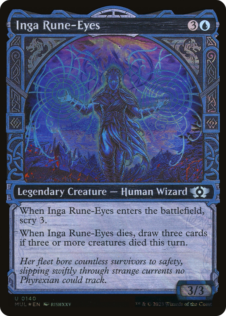 Inga Rune-Eyes (Halo Foil) [Multiverse Legends] | Gate City Games LLC