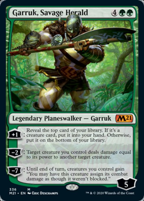 Garruk, Savage Herald [Core Set 2021] | Gate City Games LLC