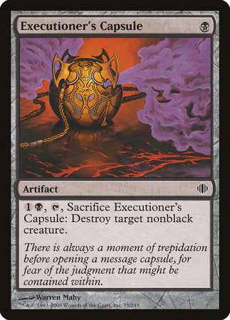 Executioner's Capsule [Shards of Alara] | Gate City Games LLC