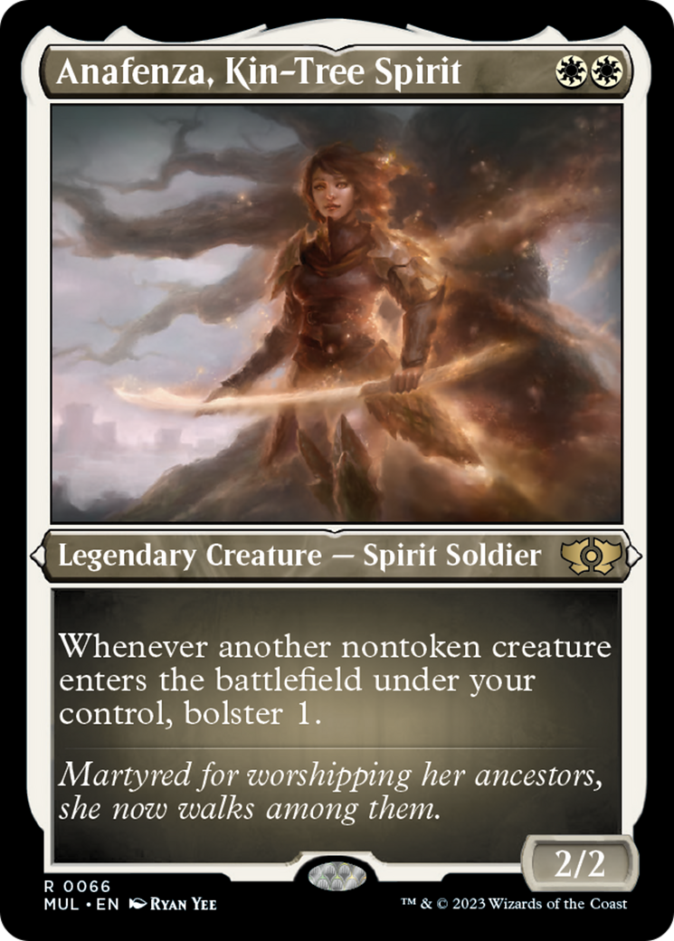 Anafenza, Kin-Tree Spirit (Foil Etched) [Multiverse Legends] | Gate City Games LLC