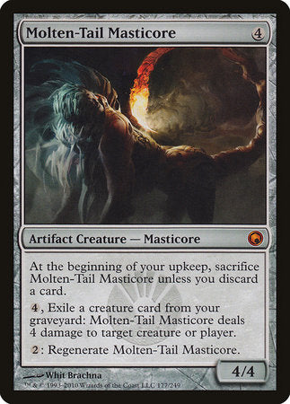 Molten-Tail Masticore [Scars of Mirrodin] | Gate City Games LLC