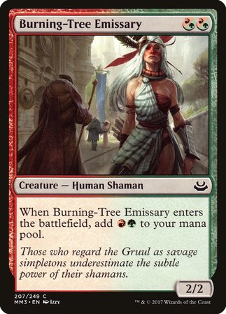 Burning-Tree Emissary [Modern Masters 2017] | Gate City Games LLC