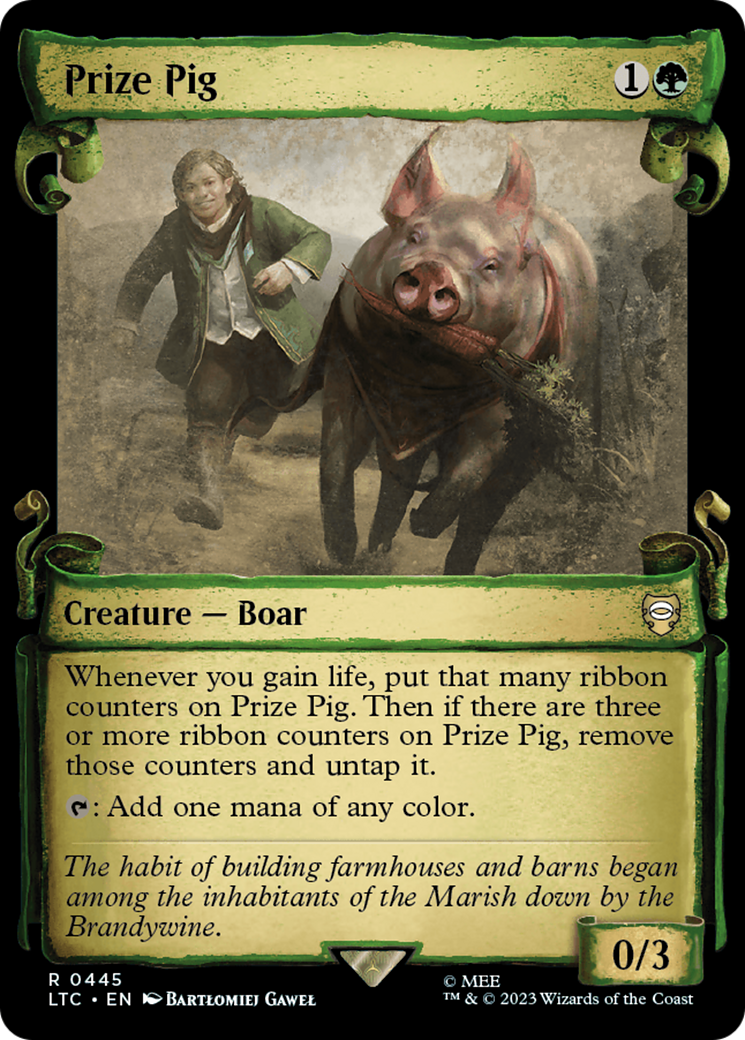 Prize Pig [The Lord of the Rings: Tales of Middle-Earth Commander Showcase Scrolls] | Gate City Games LLC