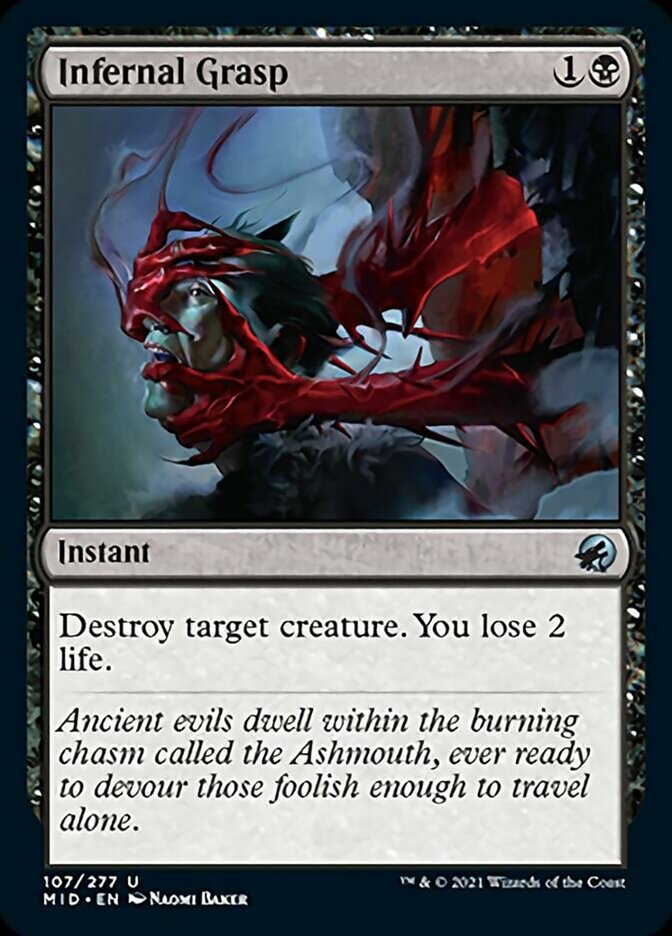 Infernal Grasp [Innistrad: Midnight Hunt] | Gate City Games LLC