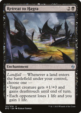 Retreat to Hagra [Battle for Zendikar] | Gate City Games LLC
