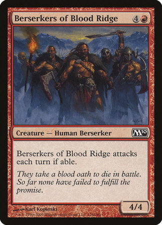 Berserkers of Blood Ridge [Magic 2010] | Gate City Games LLC