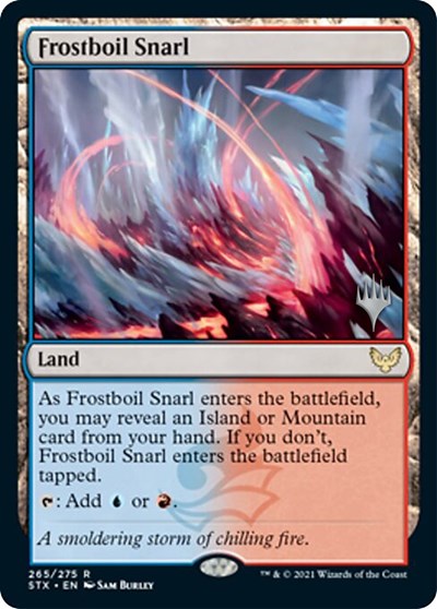 Frostboil Snarl (Promo Pack) [Strixhaven: School of Mages Promos] | Gate City Games LLC