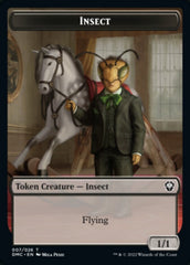 Phyrexian // Insect Double-sided Token [Dominaria United Tokens] | Gate City Games LLC