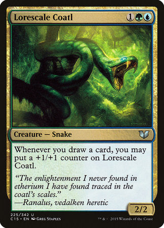Lorescale Coatl [Commander 2015] | Gate City Games LLC