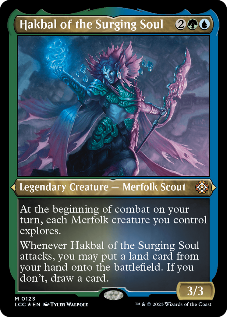 Hakbal of the Surging Soul (Display Commander) [The Lost Caverns of Ixalan Commander] | Gate City Games LLC