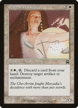 Devout Witness [Mercadian Masques] | Gate City Games LLC