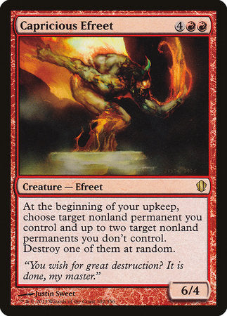 Capricious Efreet [Commander 2013] | Gate City Games LLC