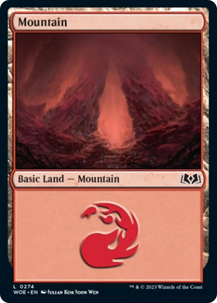 Mountain (0274) [Wilds of Eldraine] | Gate City Games LLC