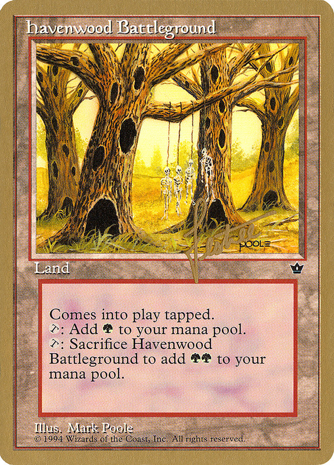 Havenwood Battleground (Bertrand Lestree) [Pro Tour Collector Set] | Gate City Games LLC