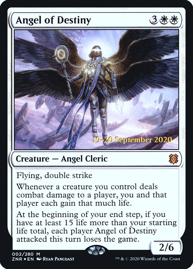 Angel of Destiny  [Zendikar Rising Prerelease Promos] | Gate City Games LLC