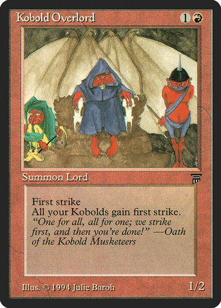 Kobold Overlord [Legends] | Gate City Games LLC