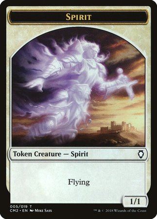 Spirit Token [Commander Anthology Volume II Tokens] | Gate City Games LLC