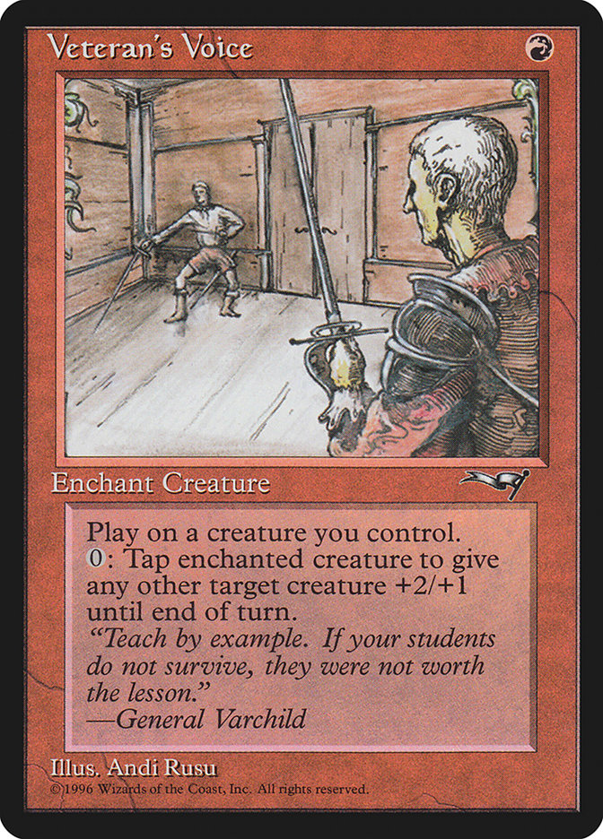 Veteran's Voice (Double Doors) [Alliances] | Gate City Games LLC