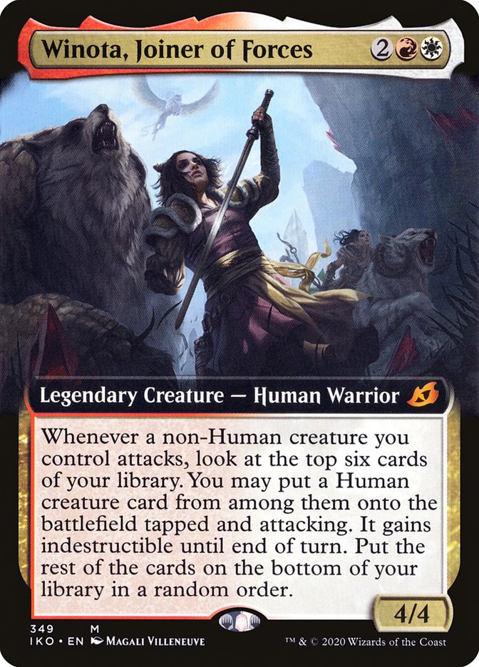 Winota, Joiner of Forces (Extended Art) [Ikoria: Lair of Behemoths] | Gate City Games LLC