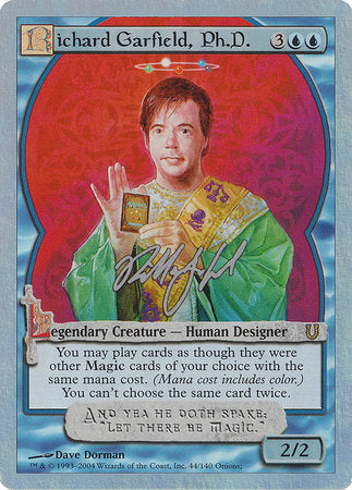 Richard Garfield, Ph.D. (Alternate Foil) [Unhinged] | Gate City Games LLC