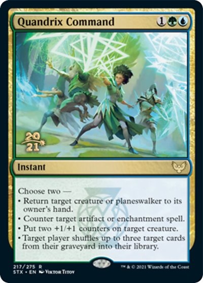 Quandrix Command [Strixhaven: School of Mages Prerelease Promos] | Gate City Games LLC
